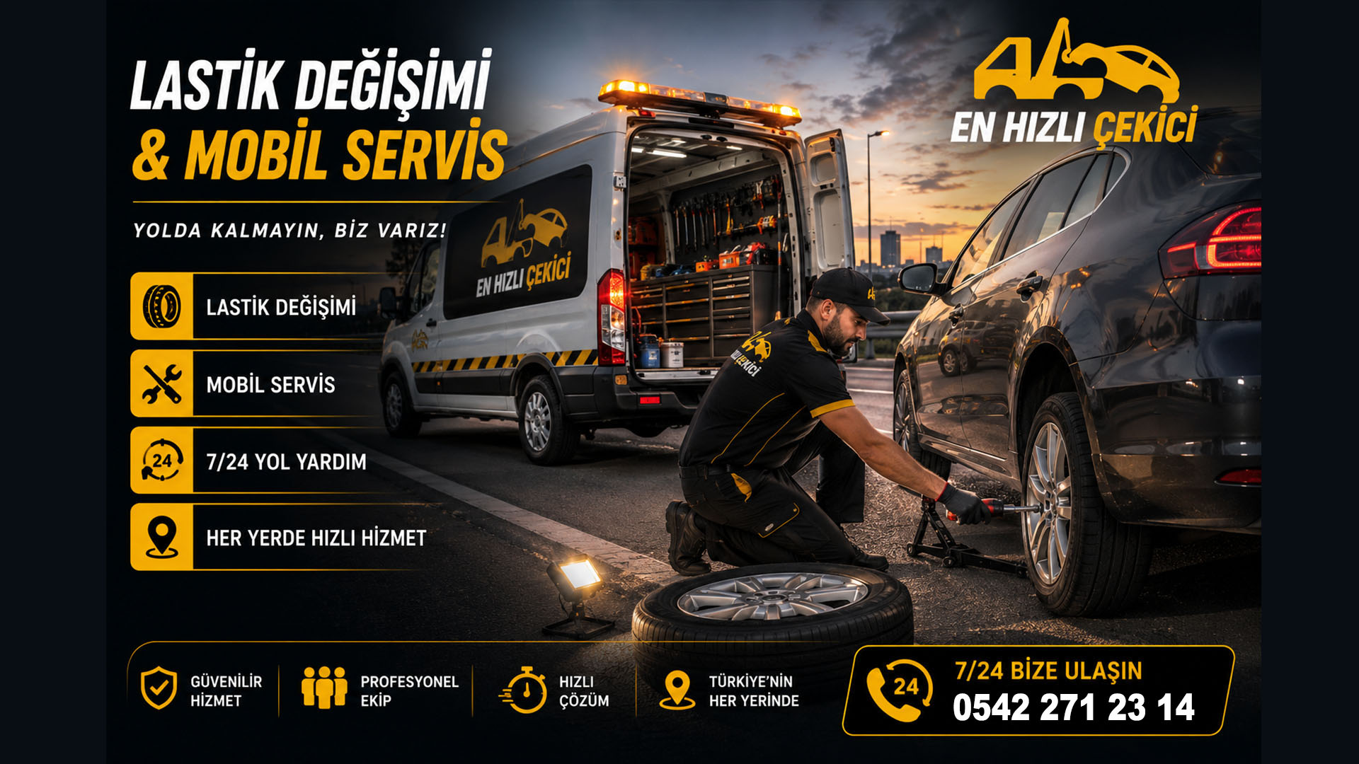 🛞 LASTİK DEĞİŞİMİ & MOBİL SERVİS