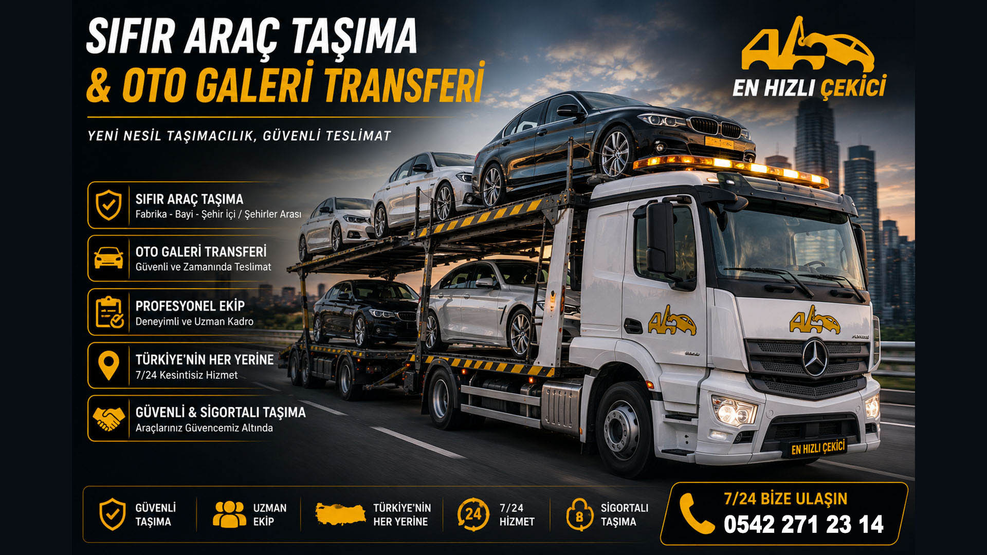 🚙 SIFIR ARAÇ TAŞIMA & OTO GALERİ TRANSFERİ